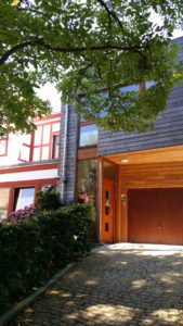 Voie d’accès centre bien-être Woluwe Les Magnolias